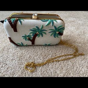 NWT - Palm Tree Clutch